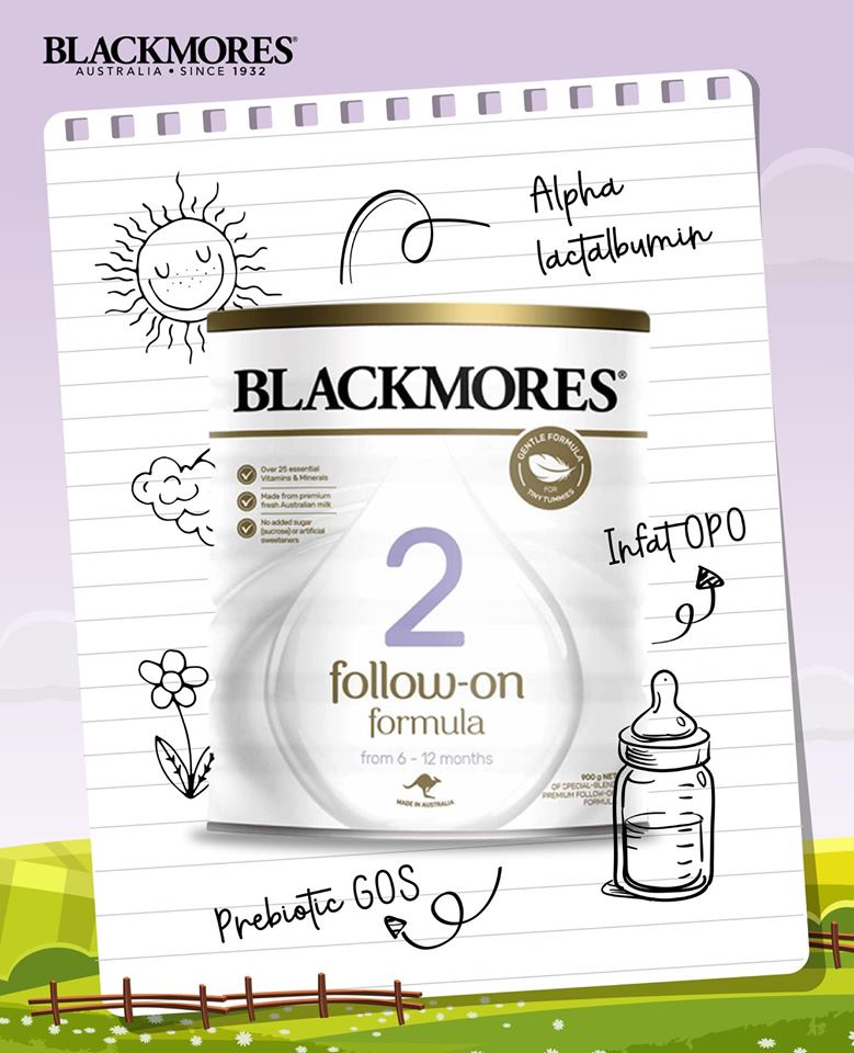 Sữa Blackmores Follow-on số 2 900g